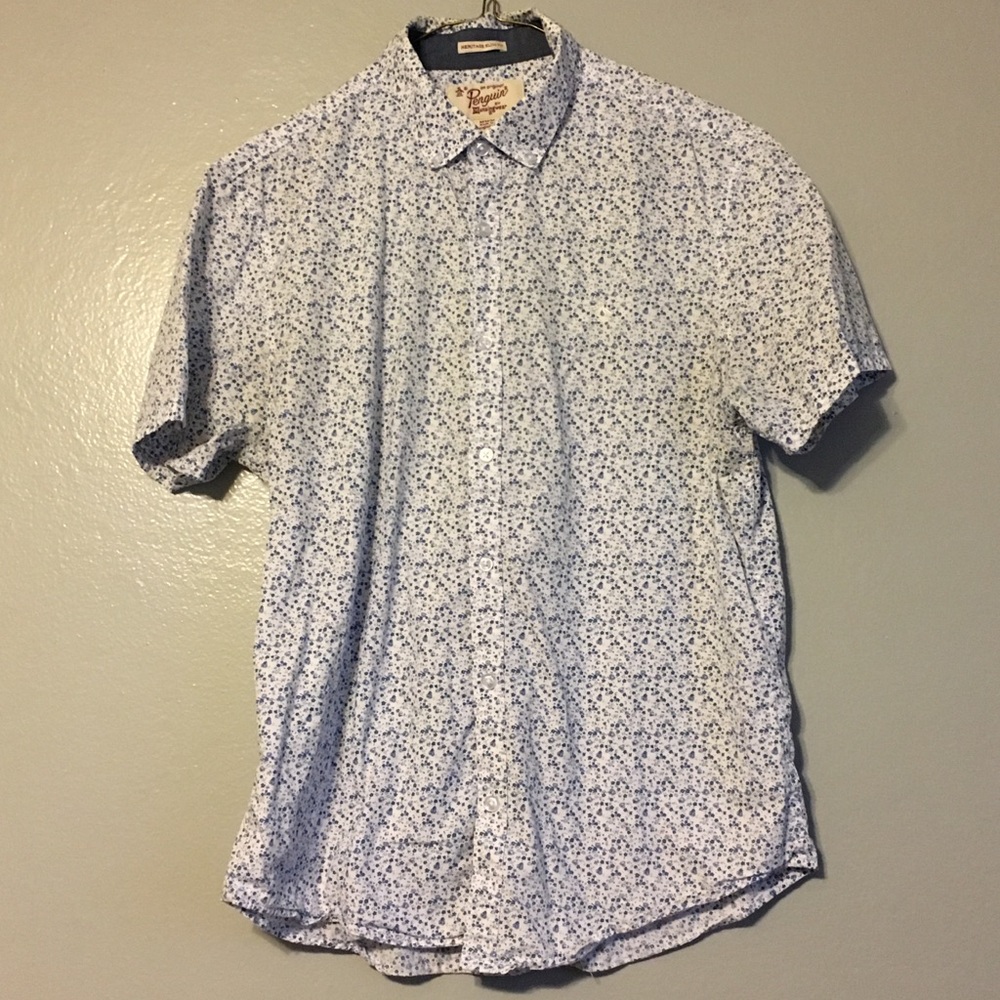 Floral button down shirt